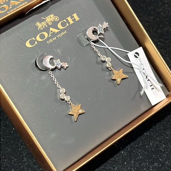 Coach Star Cluster Drop Earrings - Picture 7 of 7
